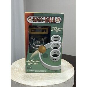 Miniature Skee Ball Electronic Tabletop Game - Arcade Classics - Sealed New